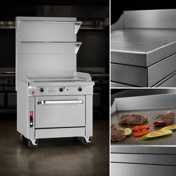 Product image #4 for Southbend Platinum 32-Inch Heavy Duty Gas Griddle Range with Standard Oven