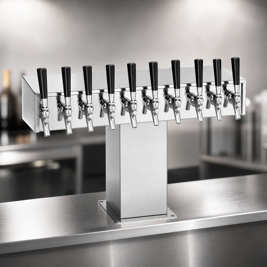 10-Faucet Wide Base