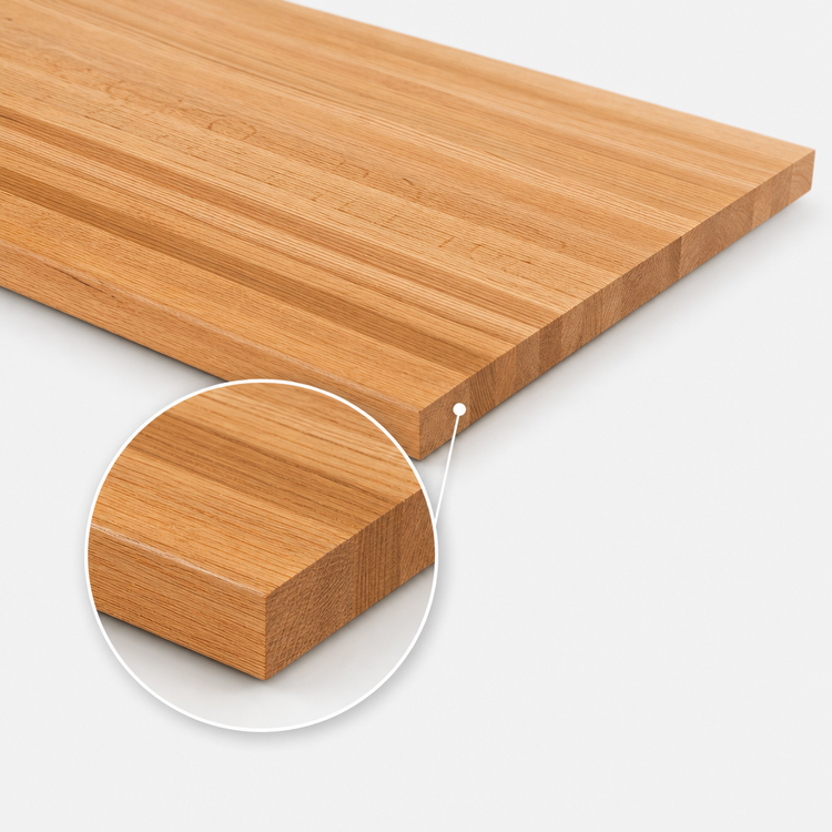 Product image #4 for John Boos Appalachian Red Oak Island Countertop, 48 x 27 x 1-1/2 Inch, Edge Grain, Penetrating Oil Finish