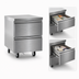 Thumbnail image #4 for Delfield 27-Inch One-Section Two-Drawer Self-Contained Undercounter Freezer Base