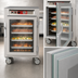 Thumbnail image #4 for Metro C5 6 Series Mobile Undercounter Heated Holding Cabinet with Full Clear Glass Door and Universal Slides, 120V, 1440W