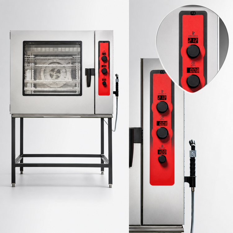 Product image #5 for Vulcan ABC Series 7-Level Full-Size Gas Boilerless Combi Oven Steamer, Natural Gas