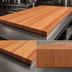 Thumbnail image #4 for Boos Block American Cherry Edge Grain Kitchen Countertop, 84 x 48 x 2-1/4-Inch, Varnique Finish