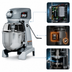 Thumbnail image #4 for Hobart Legacy+ HL200C-1STD 20-Quart Countertop Planetary Mixer with Maximum Security Correctional Package