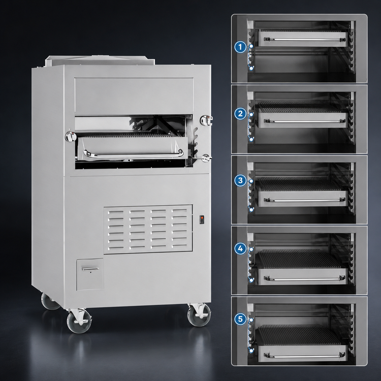 Product image #4 for Southbend E-170 34 Inch Free-Standing Electric Infrared Broiler, Single Deck