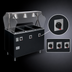Thumbnail image #4 for Vollrath 2-Series Affordable Portable 3-Well Mobile Hot Food Station with Buffet Breath Guard and Enclosed Storage Base, Black, 208-240V