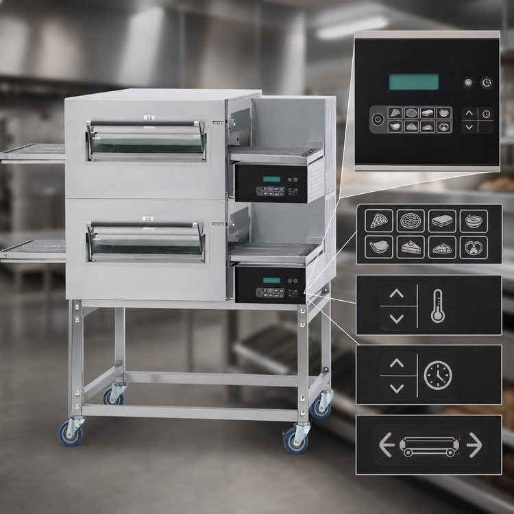 Product image #4 for Lincoln Impinger II Double Stack Gas Conveyor Pizza Oven Package
