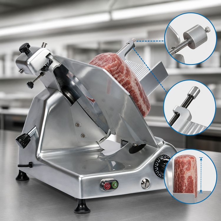 Product image #4 for Globe G14 14-Inch Manual Medium-Duty Gravity Feed Food Slicer