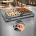 Thumbnail image #4 for Hatco Glo-Ray 54-Inch Freestanding Heated Shelf, 6-Inch Deep, Stainless Steel Top