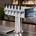 Thumbnail image #4 for 20-Inch T-Style Countertop Air-Cooled 6-Faucet Draft Beer Tower, Polished Stainless Steel