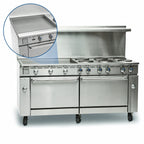 Thumbnail image #4 for Imperial (Middleby) Pro Series IR-6-G36T-E-CC 72-Inch Electric Combination Range with 6 Elements, 36-Inch Thermostatic Griddle & 2 Convection Ovens