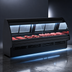 Thumbnail image #4 for Structural Concepts Fusion® Curved Glass Refrigerated Service Case with Remote DX Refrigeration, 123-3/8