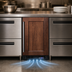 Thumbnail image #5 for Summit Commercial 15-Inch Panel-Ready Undercounter Frost-Free All-Freezer