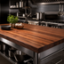 Thumbnail image #4 for Boos Block American Black Walnut Edge Grain Kitchen Countertop, 72 x 48 x 3 Inches, Penetrating Oil Finish