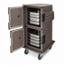 Thumbnail image #5 for Camtherm® Tall Profile Electric Hot Holding Cabinet Cart, Double Door, Granite Sand