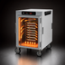 Thumbnail image #5 for Metro HotBlox™ Wide 8-Pan Insulated Heated Holding Cabinet, Half-Height Mobile, Digital Touchscreen, Clear Door