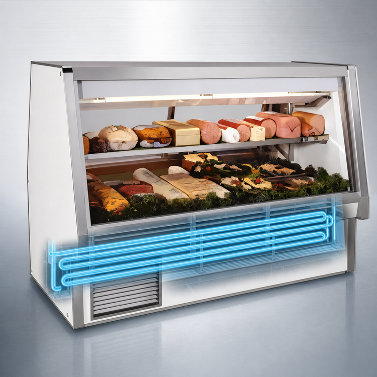 Product image #4 for Howard-McCray 34E Series 100.5-Inch Self-Contained Deli Meat & Cheese Service Case, Straight Glass, LED Lighting