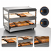 Thumbnail image #4 for Nemco 36-Inch Countertop Hot Food Shelf Merchandiser with Dual Heated Shelves