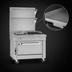 Thumbnail image #4 for Southbend Platinum 32-Inch Heavy Duty Gas Range with 16-Inch Griddle, 16-Inch Charbroiler, and Convection Oven