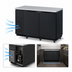 Thumbnail image #4 for Turbo Air Super Deluxe Two-Section Back Bar Cooler, 19 Cu. Ft., Side-Mounted Self-Contained Refrigeration, Solid Doors