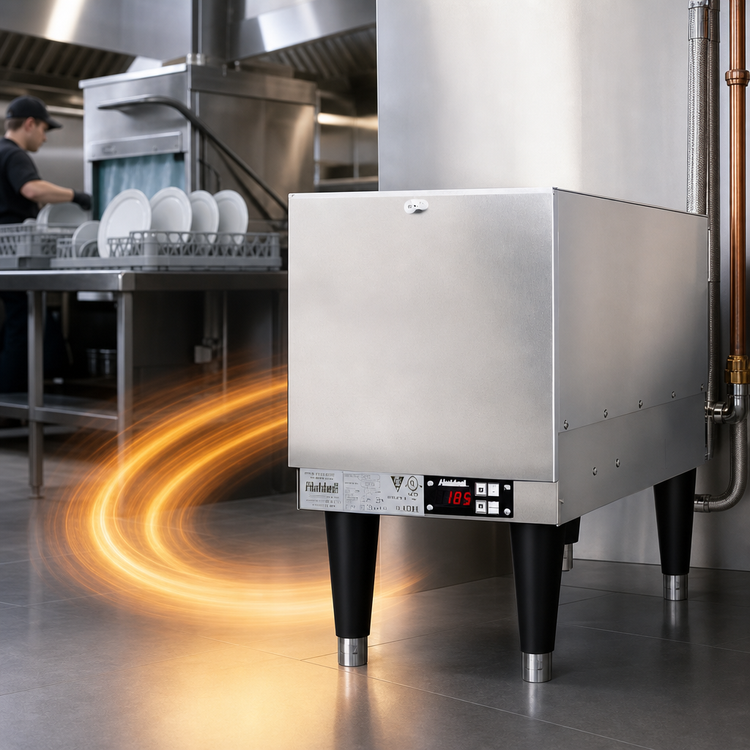 Product image #4 for Hubbell Water Heaters J69 Electric 6-Gallon 9 kW Booster Heater with Stainless Steel Tank