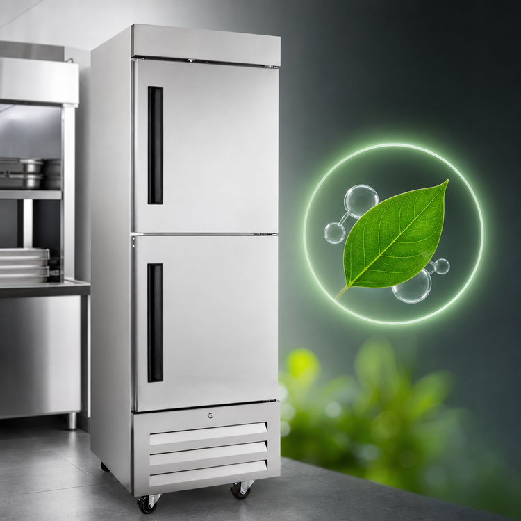 Product image #4 for Centerline One-Section Self-Contained Reach-In Freezer with Half-Height Solid Left-Hinged Doors, 19.89 Cu. Ft.