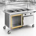 Thumbnail image #4 for Atlas Metal CAHB-5 5-Well Electric Hot Food Serving Counter with Heated Base