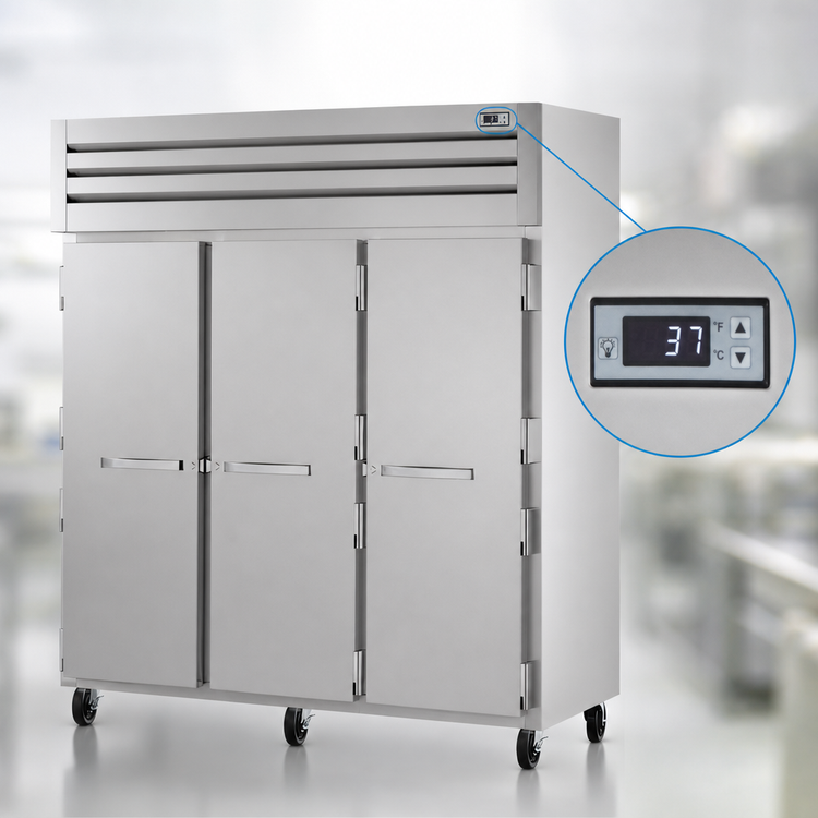 Product image #4 for True SPEC SERIES 3-Section Reach-In Refrigerator with Solid Swing Doors