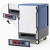 Thumbnail image #4 for Metro C5 3 Series Half-Height Heated Holding & Proofing Cabinet, Lower-Wattage, Blue, Combination Module, Full-Length Solid Door, Universal Wire Slides