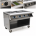 Thumbnail image #4 for Spec-Master SPHT4CB-240 4-Well Electric Mobile Sealed Hot Food Table with AutoFill