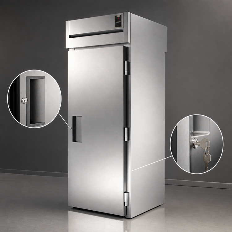 Product image #4 for True SPEC SERIES 89-Inch High Roll-Thru Refrigerator, 1-Section, Standard Depth, Stainless Steel Doors Front and Rear