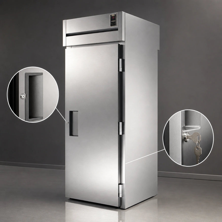 Stainless Steel Doors with Locks