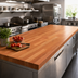 Thumbnail image #4 for Boos Block 96-Inch x 32-Inch Flat American Cherry Kitchen Countertop, 1-1/2-Inch Thick, Varnique Finish
