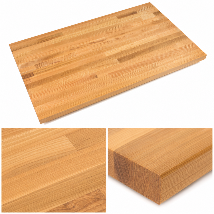Product image #4 for John Boos Appalachian Red Oak Blended Edge Grain Island Countertop, 72 x 36 x 1-1/2 Inches, Penetrating Oil Finish