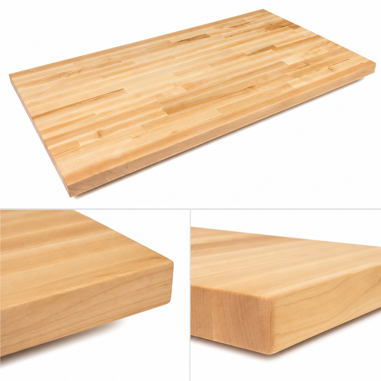 Product image #4 for Boos Block Blended Edge Grain Northern Hard Rock Maple Kitchen Countertop, 108 x 42 x 1-1/2 Inch, Oil Finish