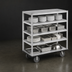 Thumbnail image #4 for Channel Manufacturing Queen Mary 4-Shelf Aluminum Banquet / Utility Cart, 62 x 28 x 66 Inches