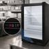 Thumbnail image #4 for Atosa Countertop Glass Door Refrigerator Merchandiser, One-Section, 2.4 Cu. Ft., Black, 115V