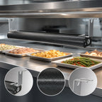 Thumbnail image #4 for Vollrath FC-4SH-30208-SI-IN 30-Inch Low Profile Unlighted Aluminum Strip Heat Lamp with Remote Infinite Switch