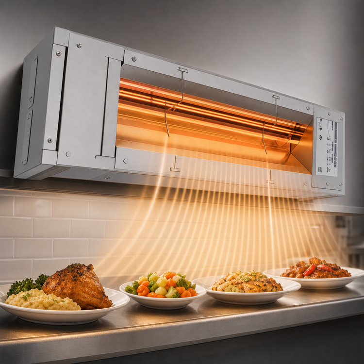 Product image #4 for Hatco Glo-Ray 60-Inch High-Watt Unlighted Stainless Steel Infrared Strip Heater