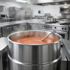 Thumbnail image #3 for Crown ELTM-80 80 Gallon Electric Tilting Steam Jacketed Mixer Kettle