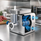 Thumbnail image #5 for Edlund EDVG-12A Electric Bench-Type Meat Grinder with Forward/Reverse Switch and Anodized Aluminum Housing