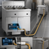 Thumbnail image #4 for Imperial Four-Tank Electric Floor Fryer with Built-In Space Saver Filter System, 75 lb. Oil Capacity Per Tank