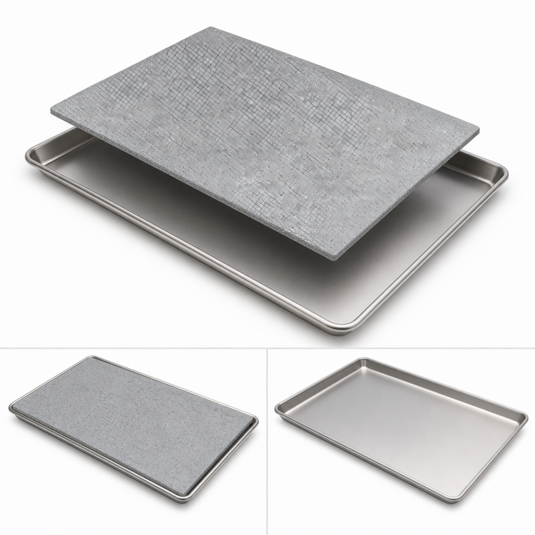 Product image #4 for 16 x 24 Inch Resilient Cutting Board with 18 x 26 Inch Pan