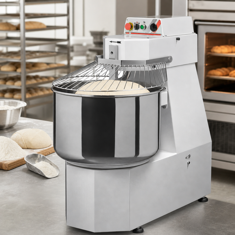Product image #4 for Trento Avancini SP60 Heavy-Duty Spiral Dough Mixer, 132 lb Capacity, 2-Speed, 208V/3-Phase
