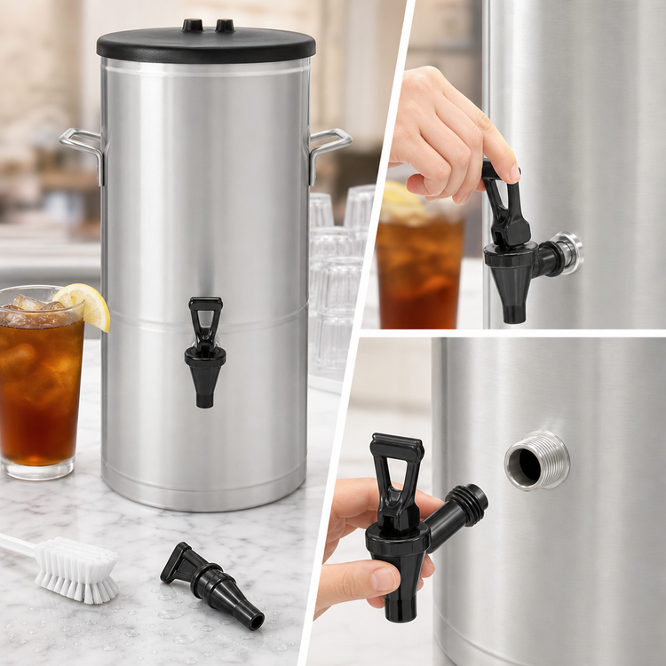 Product image #4 for Bloomfield 8799-3G Round Stainless Steel Portable Iced Tea Dispenser, 3-Gallon