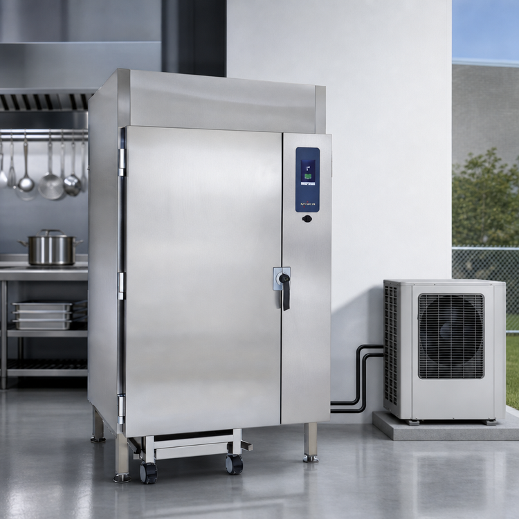 Product image #5 for Alto-Shaam Quickchiller QC3-100R Roll-In Blast Chiller, Remote Refrigeration, 40 Pan Capacity