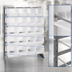 Thumbnail image #4 for Quantum Single-Sided Rail Rack with 12 Rails and 24 Clear Bins