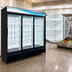 Thumbnail image #4 for Serv-Ware 3-Door 72 Cu. Ft. Black Glass Door Merchandiser Refrigerator