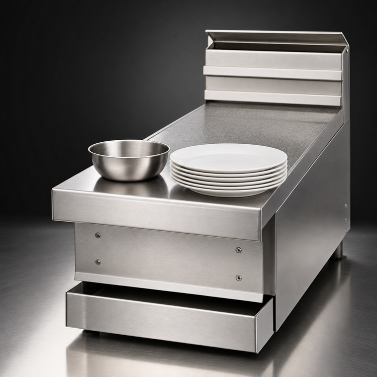 Product image #4 for Titan JMPR-36 Heavy Duty 36 Inch Countertop Modular Spreader Plate Range