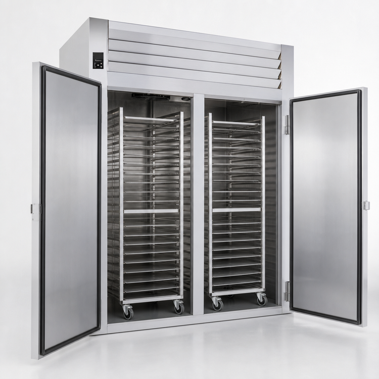 Product image #4 for Traulsen Spec-Line Remote Roll-In Two-Section Freezer Cabinet for 72-Inch High Racks